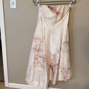 White House Black Market strapless dress Size 8.